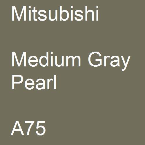 Mitsubishi, Medium Gray Pearl, A75.